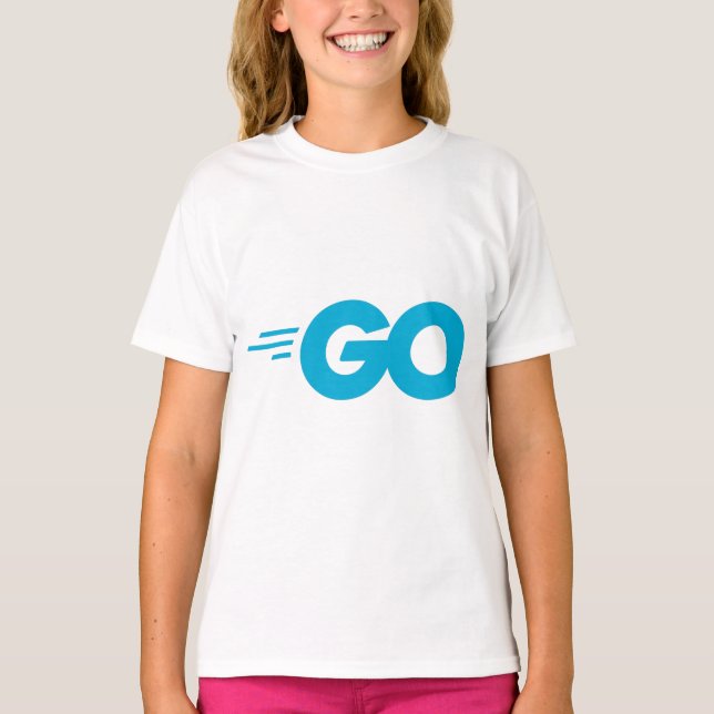 Golang Logo (Go Programming Language) T-Shirt (Front)