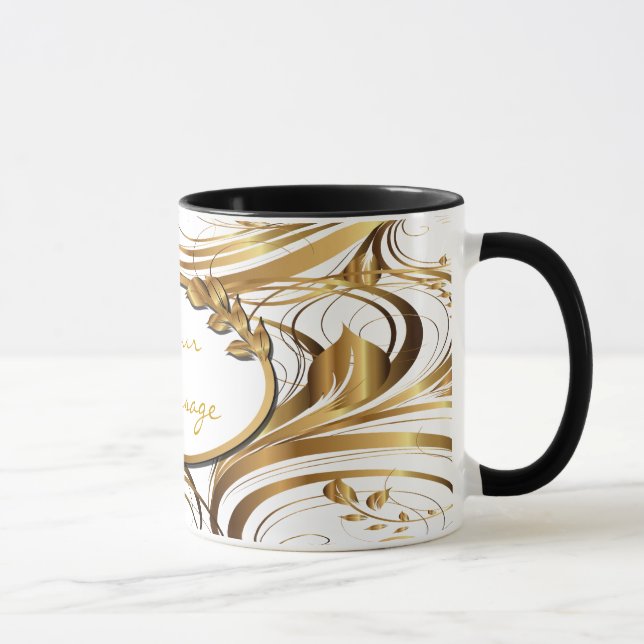 Gold 1 Pattern Mug (Right)