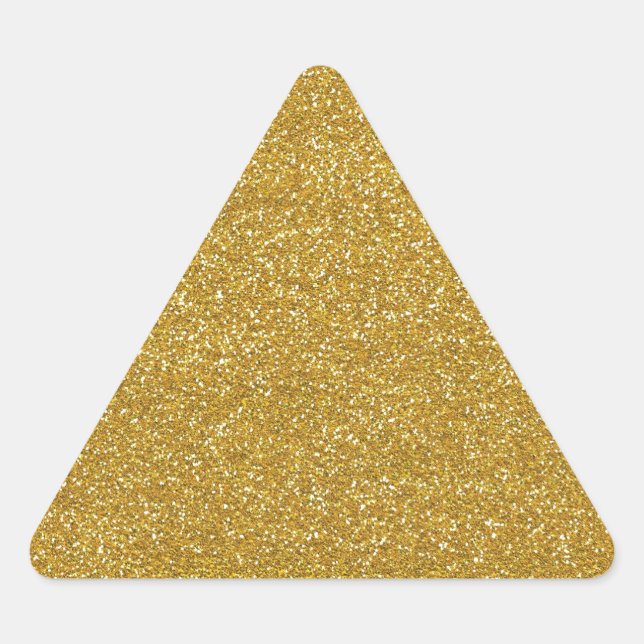 gold #21 triangle sticker (Front)