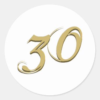 30th Birthday Stickers | Zazzle