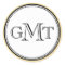 Gold 3 initial letter monogram royal elegance seal