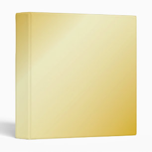 Gold 3 Ring Binder