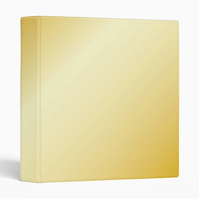 Gold 3 Ring Binder (Front/Spine)