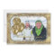 Gold 50th Anniversary Balloon Photo Invitation