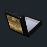 Gold 50th Wedding Anniversary Gift Box<br><div class="desc">Fifty years together as man and wife is an incredibly long time and deserves a grand celebration. Add this beautiful Gift Box to your 50th anniversary collection - a great way to commemorate your anniversary. The text on this product is fully customizable and will allow you to make changes as...</div>