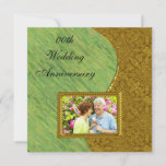 Gold 50th Wedding Anniversary Party Invitation