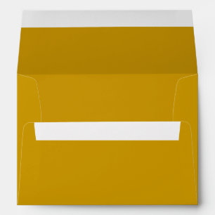 Gold 5x7 A7 Inside Color Envelope