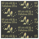 GOLD 60 YRS OLD AND A FABULOUS DIVA FABRIC
