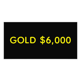 Gold $6,000 Market Celebration Photo Print
