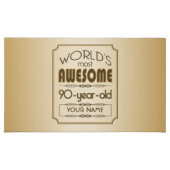 Gold 90th Birthday Celebration World Best Fabulous Assorted Chocolates (Front)