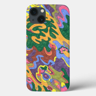 "Gold" Abstract Art iPhone 13 Case