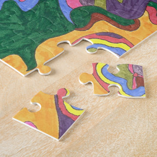 "Gold" Abstract Art Jigsaw Puzzle