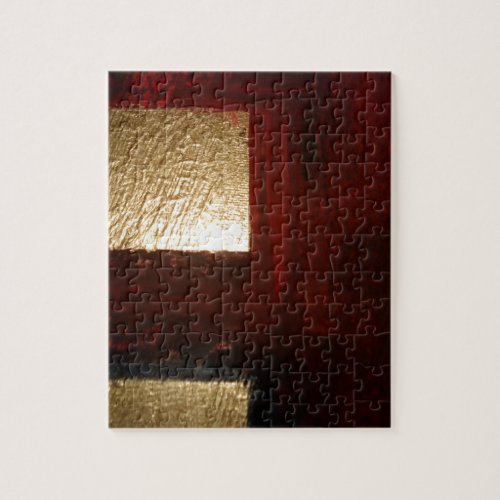 Gold Abstract Jigsaw Puzzle