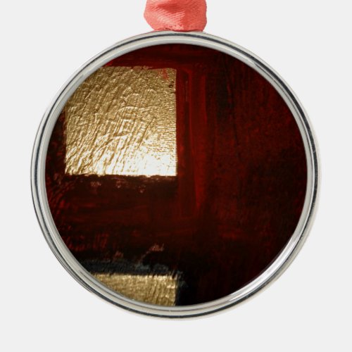 Gold Abstract Metal Ornament