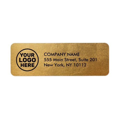  Gold Add Logo  Label