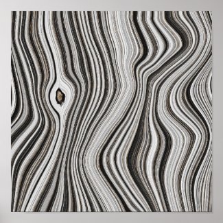Gold Agate Liquid Art Liquid Marble Poster
