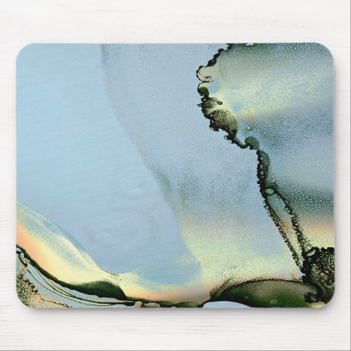 Gold Alcohol Ink   Mouse Pad