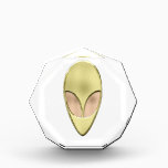 Gold Alien Acrylic Award<br><div class="desc">Gold Alien - Designed by Norman Reutter</div>
