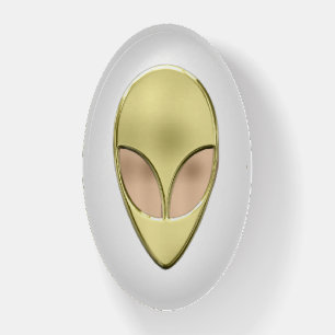 Gold Alien Paperweight