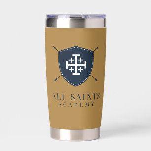 Gold All Saints Academy Tumbler