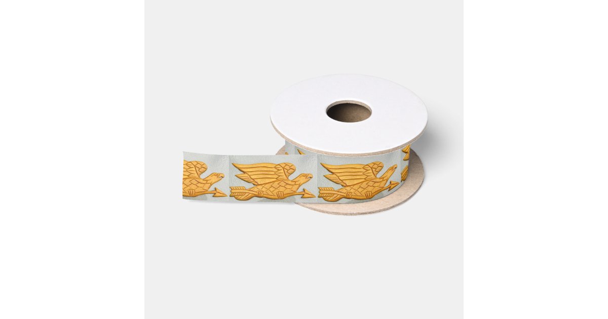Eagle Ribbon gold american eagle satin ribbon | Zazzle