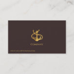 Gold Anchor Business Card