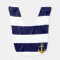 Gold anchor nautical stripes