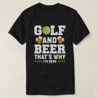Gold and Beer Funny Beer Graphic Tee
