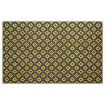 Gold and Black Art Deco Fabric