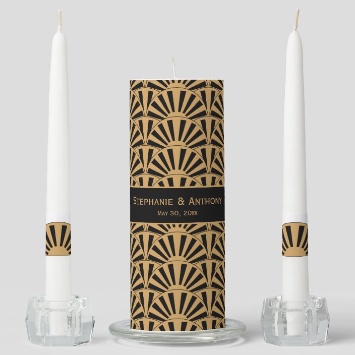 unity candle set with holder