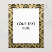 Gold and Black Classic Damask (Front)