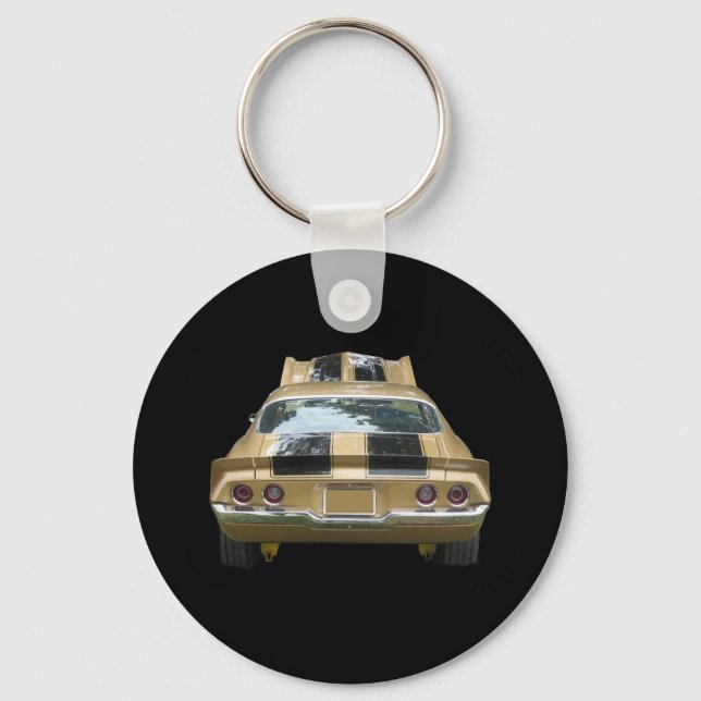 gold and black classic z28 keychain (Front)