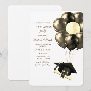 Gold and Black Graduation Template