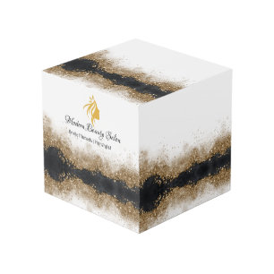  Gold and black Hairstylist  Salon Cube
