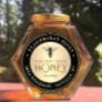 Gold and Black Honey Label with Vintage Queen Bee