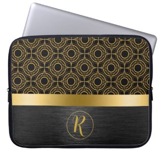 Gold And Black Luxury Art Deco