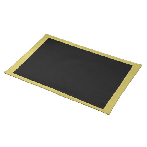 Gold and Black Placemat