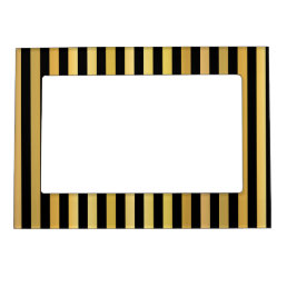 Gold and Black Stripped  Magnetic Frame