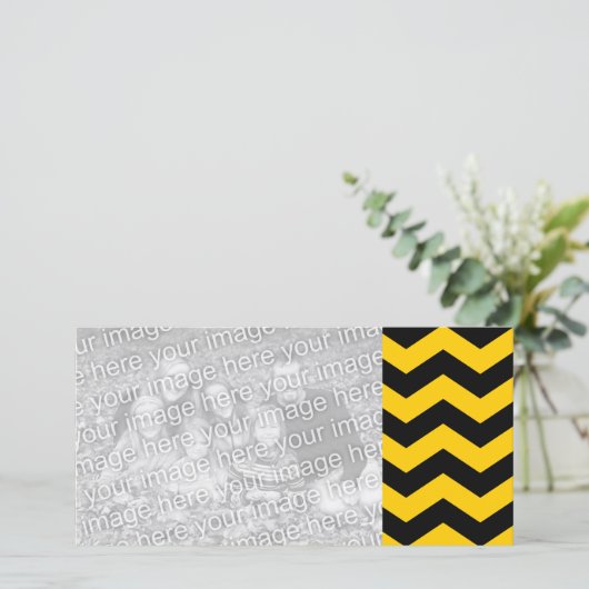 Gold and Black Zigzag (Standing Front)