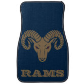 Dodge This Ram Aries Bright Silver Metallic Car Floor Mat | Zazzle