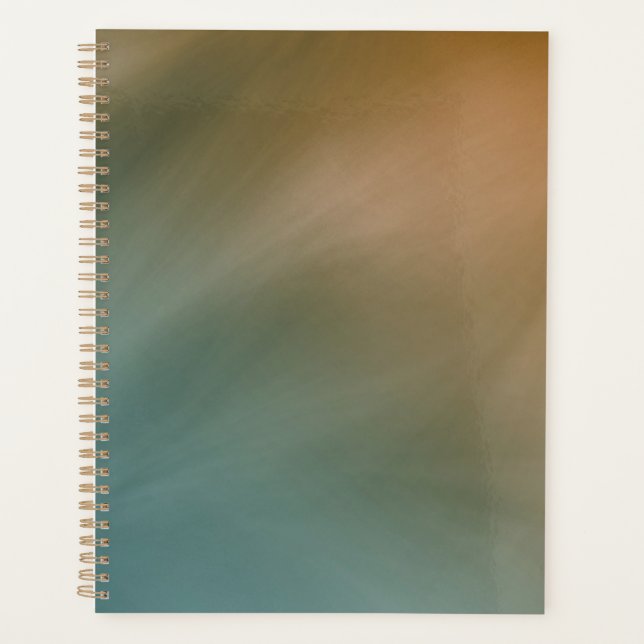 Gold and Blue Planner (Front)