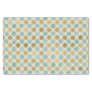 Gold and Blue Watercolor Polka Dots Tissue Paper