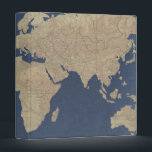 Gold and Blue World Map 3 Ring Binder<br><div class="desc">Gold and Blue World Map. Artist: Studio W. Image ID: 147384GG.</div>