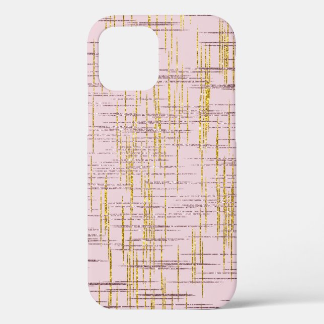 Gold and Blush Glitter Case-Mate iPhone Case (Back)