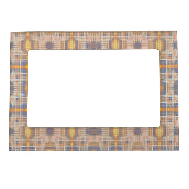 Gold and brown pattern magnetic frame (Front)