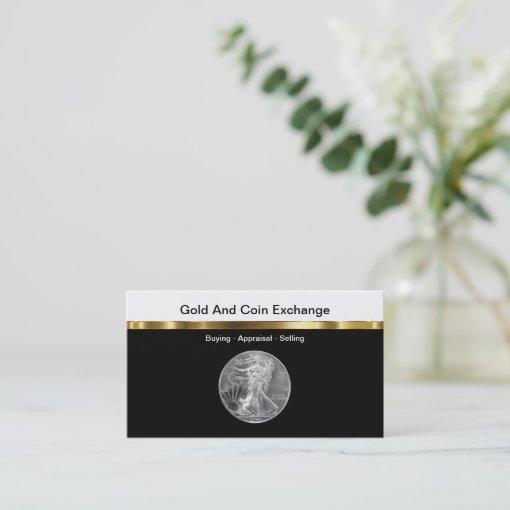 Gold And Coin Collecting Business Card Zazzle