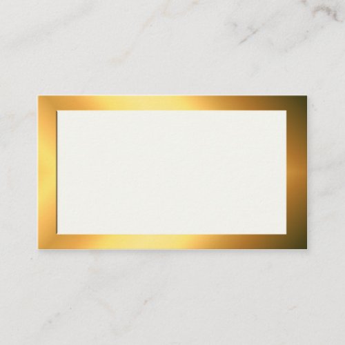 Gold and cream Name Place Cards Business Card Templates