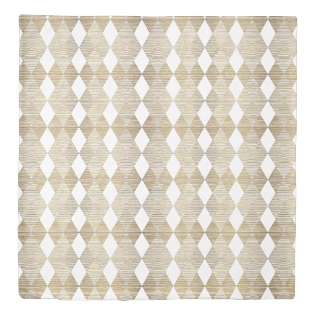 Gold And Gray  Duvet Cover (Front)