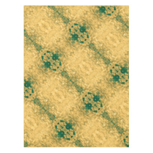 Gold And Green Botanic Tablecloth