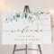 Gold and Green Botanical Wedding Welcome